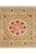 Textile Boho Medallion Suzani Tapestry | Pink, Terracotta & Teal Floral Motif Wall Decor 4'4'' X 4'10'' For Sale - Image 7 of 10