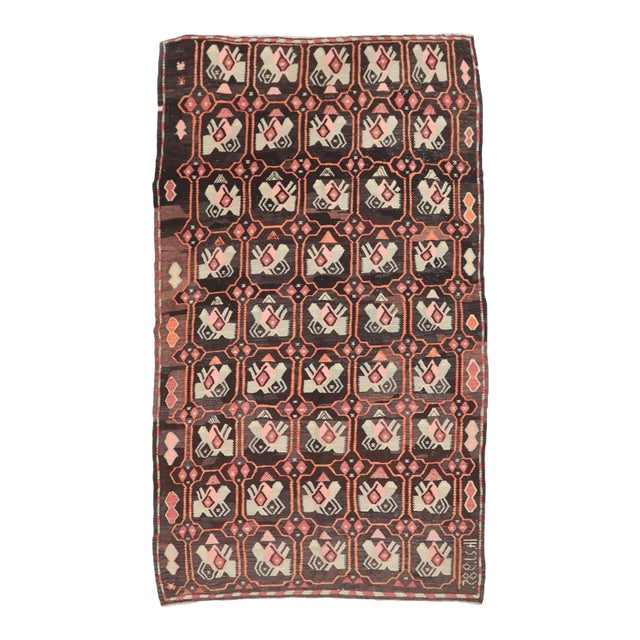 Vintage Turkish Kilim Rug For Sale