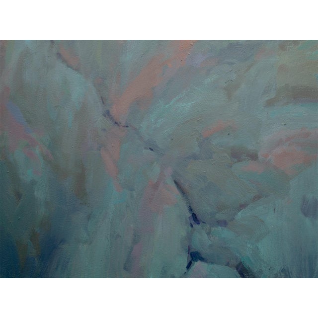 Early 21st Century Narrow Range by Judd Mercer | Oil on panel Rocky landscape with trees and distant hills. For Sale - Image 5 of 5