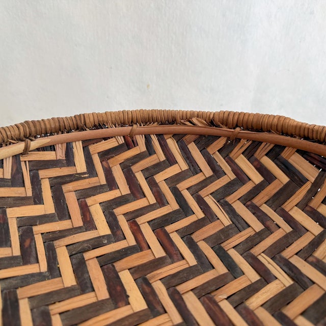Vintage Kenya Winnowing Basket For Sale - Image 4 of 11