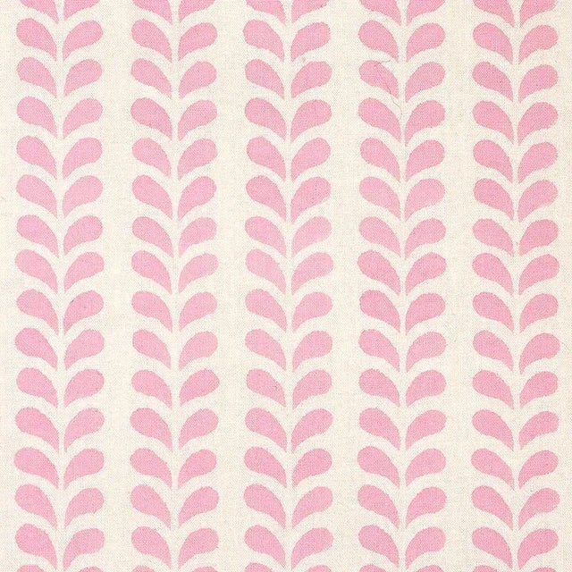 Sample - Schumacher X Molly Mahon Bindi Fabric in Pink For Sale