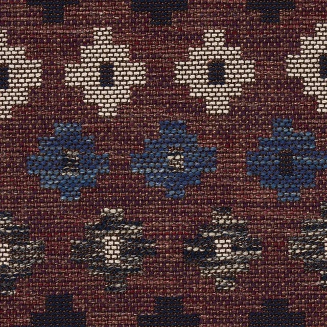 Schumacher Sample - Schumacher Ayumi Performance Fabric in Russet For Sale - Image 4 of 6