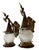 What a great pair of outdoor wall sconces. If you live in a castle they would also look great indoors! Original patina of...