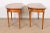 Stickley American Colonial Carved Cherry Wood Demilune Console Tables or Entry Tables, Circa 1960s For Sale - Image 9 of 12
