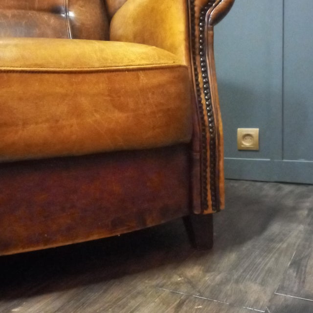 Vintage Sheepskin Lounge Chair, 1990s For Sale - Image 9 of 17