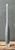 Vintage Tall Frosted Glass Vase For Sale - Image 9 of 14