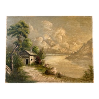 Late 19th Century Oil Painting on Original Academy Board | Circa 1890–1905 For Sale