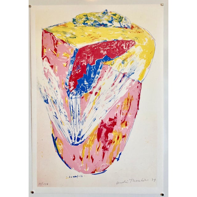 André Thomkins, 1970s Modernist Swiss Colorful Surrealism Signed Dada Lithograph Andre Thomkins For Sale In Miami - Image 6 of 6