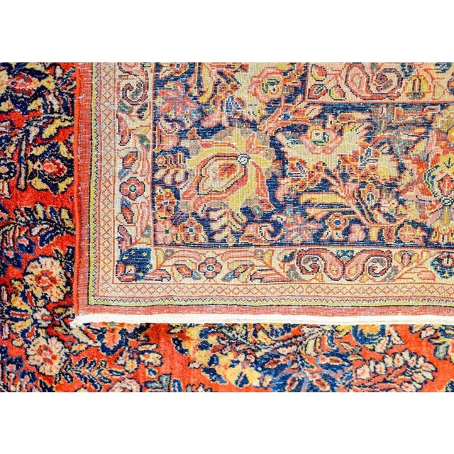 Early 20th Century Sarouk Rug For Sale In Chicago - Image 6 of 7
