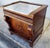 Wood 19th American Empire Mahogany & Marble Cabinet Side Petticoat Table For Sale - Image 7 of 18