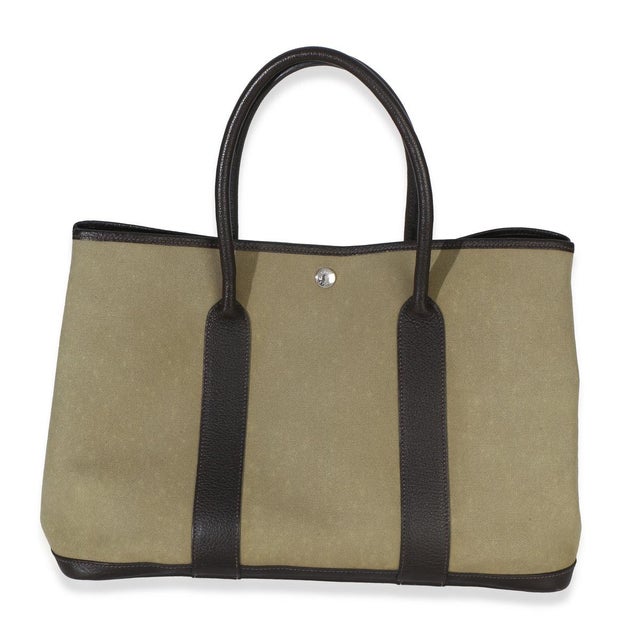 Item #: 153964 Interior Material: Canvas Size: 36 Handbag Closure Type: Snap Dimensions: 14 x 10 x 6.5 in Circa: 2015...