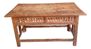 Early 20th Century Folding Mersham Hand Carved Table