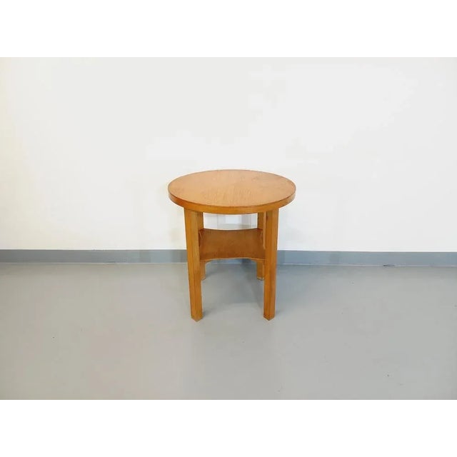 Vintage Side Table in Light Wood, 1960s For Sale - Image 4 of 10