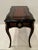 Black Laquer & Reddish Faux Tortoise Brass Inlaid Desk For Sale In Philadelphia - Image 6 of 12