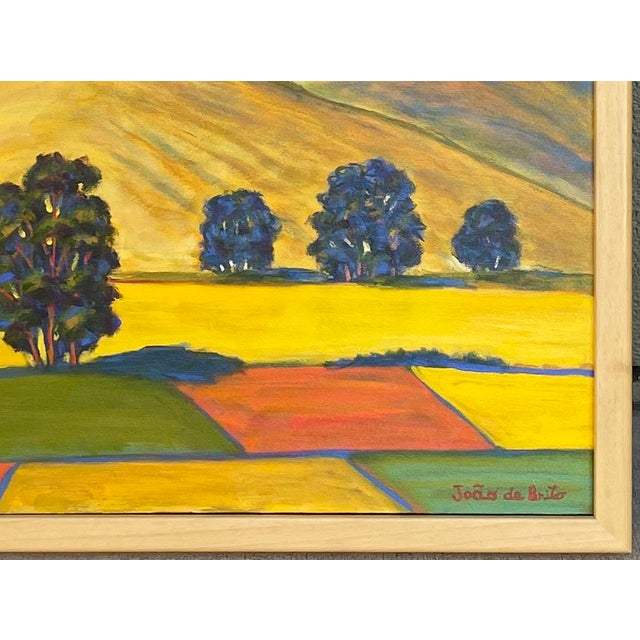 “Kissed by the Sun” Oil on Canvas Landscape by Joao De Brito For Sale - Image 4 of 7