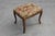 Rococo Louis XV Carved Stool with Needlepoint Tapestry Seat, France, 1880 For Sale - Image 3 of 11
