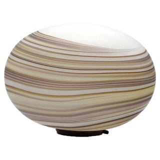 Glass Giove Lamp from VeArt, 1970s For Sale