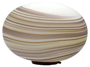 Glass Giove Lamp from VeArt, 1970s