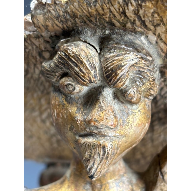 19th Century Renaissance Revival Giltwood Griffin Wall Bracket For Sale - Image 11 of 15