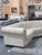 Early 21st Century Ivory Top-Grain Leather Chesterfield Sectional Sofa With Deep Button Tufting & Nailhead Trim For Sale - Image 5 of 11
