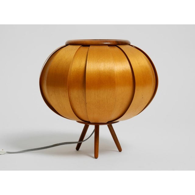 Wood Veneer Tripod Lamp by Stanislav Kučera for Úluv, Czech, 1960s For Sale - Image 16 of 16