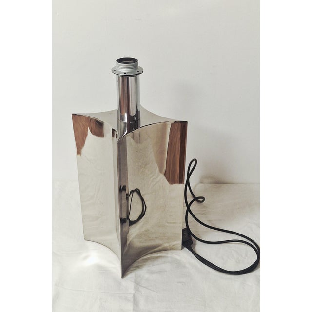 Black Italian Space Age Table Lamp, 1970s For Sale - Image 8 of 11