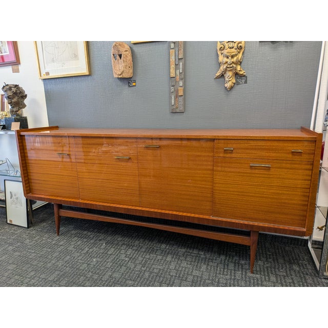 Lacquered Sideboard with Needle Feet, France, 1960s For Sale - Image 9 of 9