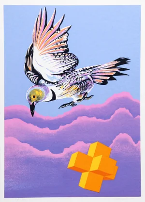 Rita Simon Serigraph - Rara Avis