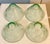 Green Glass Embossed Server & Salad Bowls - Set of 5 For Sale - Image 9 of 9