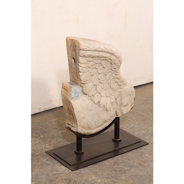 Antique Animal Wing Architectural Fragment For Sale In Atlanta - Image 6 of 6