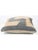Arteverk Sand & Slate Gray Color-Block Band Kilim Throw Pillow 17" X 17", Handwoven Afghan Wool For Sale - Image 4 of 4