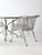 Mid-Century Wrought Iron & Mesh Outdoor Dining Set For Sale - Image 10 of 12