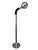 Vintage Apace age orbit floor lamp from the 1970s. Chrome metal and adjustable plastic part. Working, good overall...