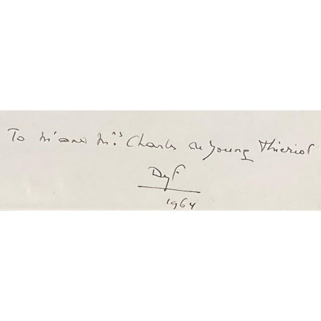 French Marcel Dyf's (Signed) Exquisite Image (Print) of a Young French Woman Reading a Letter For Sale - Image 3 of 4