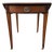 Vintage Federal-Style Burled Wood Pembroke Drop Leaf Side Table For Sale