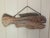 Early 20th Century New England Folk Art Hand-Carved Wooden Fish Trade Sign For Sale - Image 9 of 12