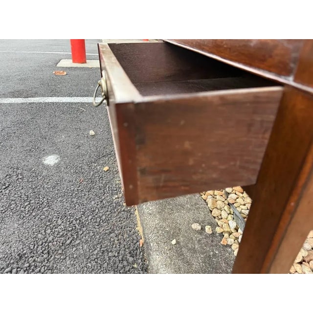 George III Period Faded Mahogany Commode Bed Side For Sale - Image 10 of 16