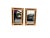 These stunning pair of mirrors features a sleek black lacquer finish combined with a natural bamboo frame, creating a...