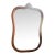 Contoured Beveled Mirror Circa 1890-1910 For Sale