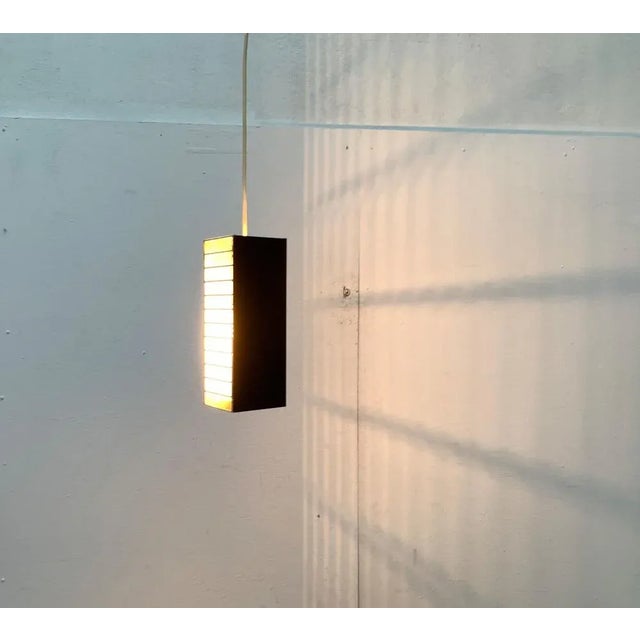 Mid-Century German Minimalist Perforated Metal Pendant Lamp, 1960s For Sale - Image 11 of 18