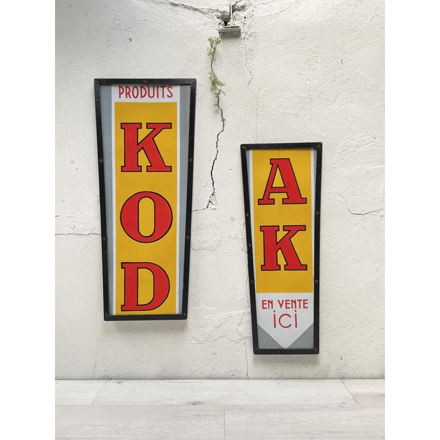 Vintage Kodak Enameled Plate For Sale - Image 10 of 18