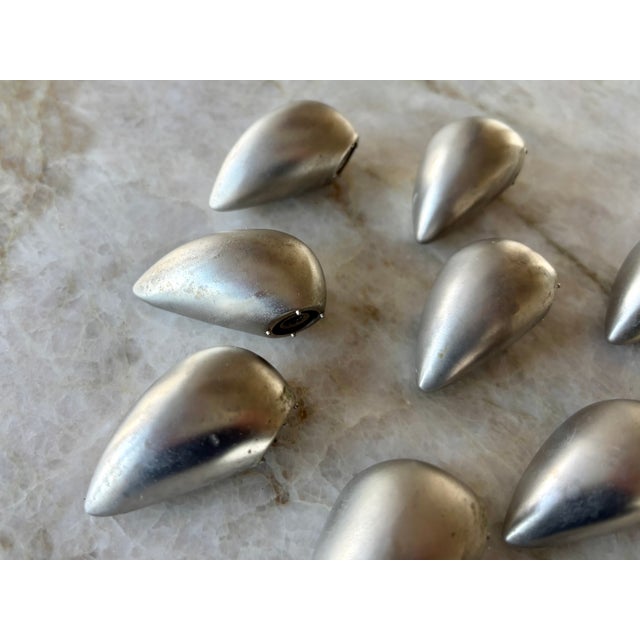 1970s MCM Space Age Cabinet Knobs - A Set of 8 For Sale - Image 5 of 5