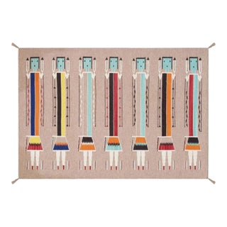 Tuscany Wool Mocha Area Rug, 4' 3'' X 6' 1'' For Sale