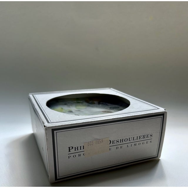 French 1990s Limoges "Alahambra" Cocktail Plates - Boxed Set of 6 For Sale - Image 3 of 18