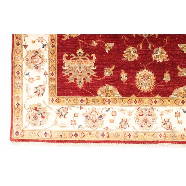 Middle Eastern Hand-Knotted Stonewashed Ziegler Rug For Sale - Image 5 of 11