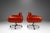 Mid-Century Modern Rare Set of Two (2) Swivel Lounge Chairs in Leather by Frank Doerner for Doerner Faultless Limited Release for John Stuart, Usa, C. 1970s For Sale - Image 3 of 18