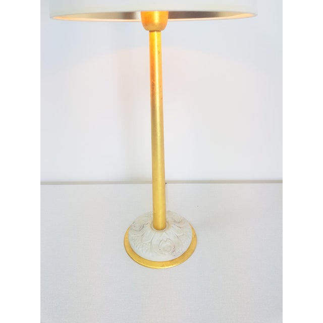 1970s Regency Golden Table Lamp by Giulia Mangani, 1970s For Sale - Image 5 of 10