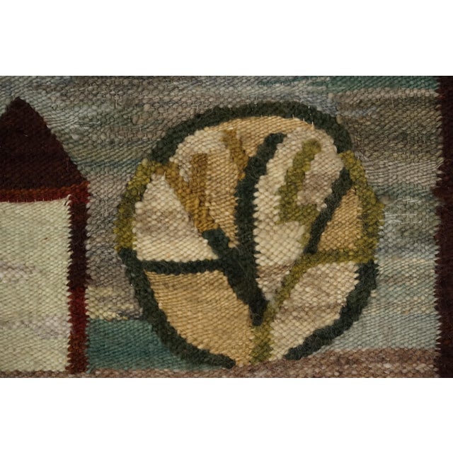 1980s Large Architectural Kilim Tapestry by Piotr Grabowski, 1970s For Sale - Image 5 of 10