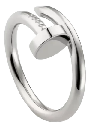 Cartier Just Ankle Nail Ring IJZ277 18k White Gold AU750 AUTHENTIC Nail Ring