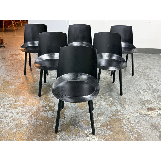 Design Plus Gallery presents a Set of Six CH04 Houdini Side Chairs by Stefan Diez from E15. The Houdini chair is known for...